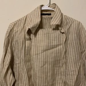 PerryElis 💯 Linen Botton Down Top/Bottom Size:XL